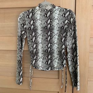 Snakeskin Pattern Top